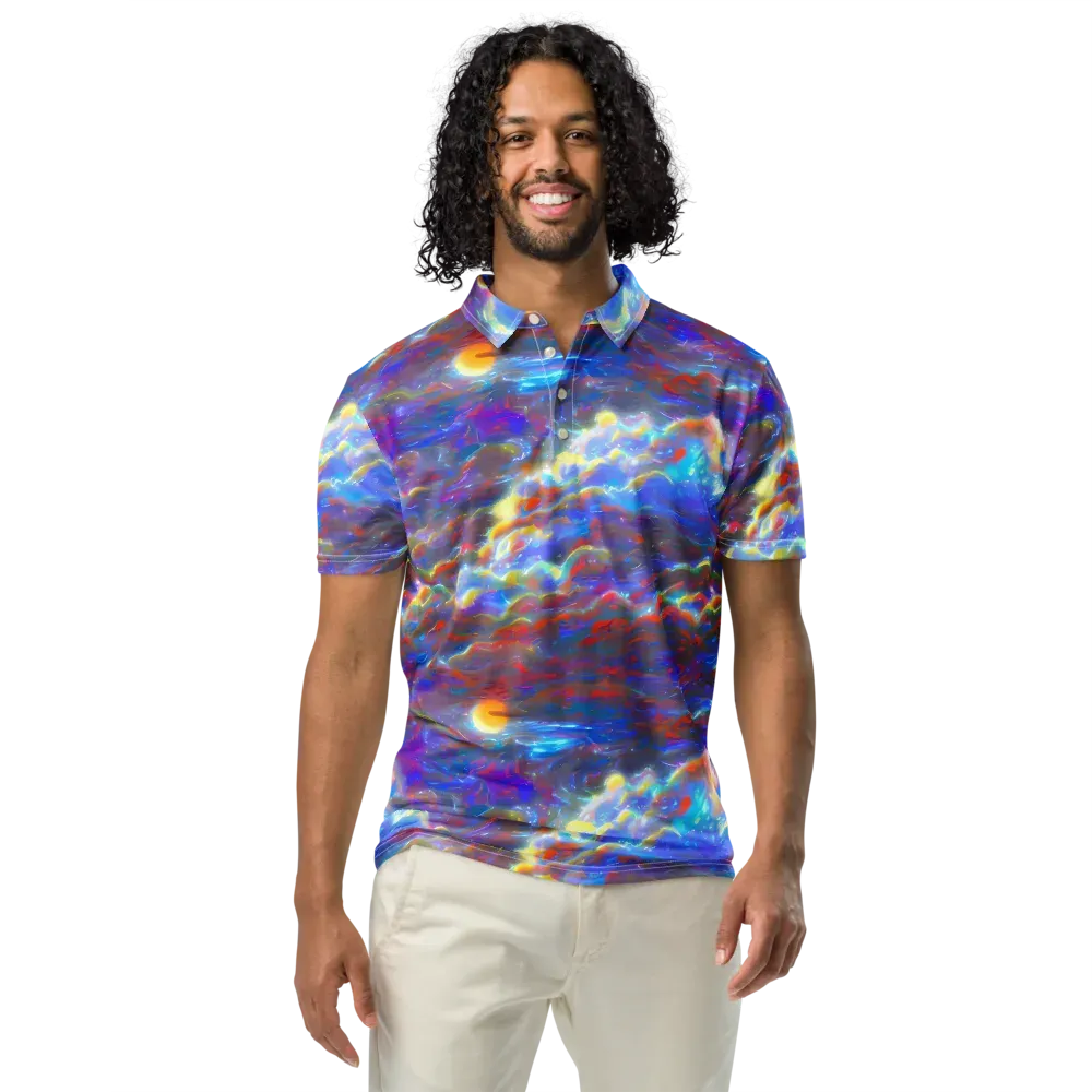 Orion Ripple on Men's Slim Fit Polo Shirt — Front
