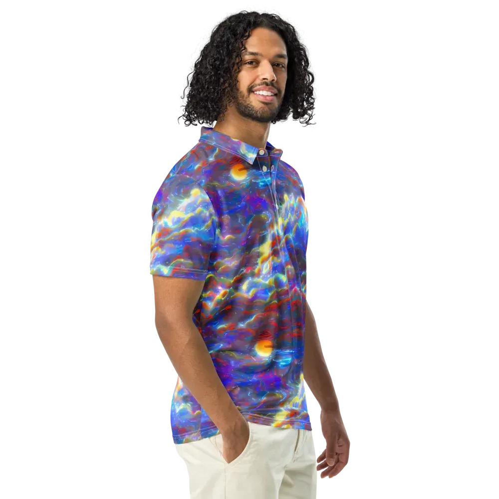 Orion Ripple on Men's Slim Fit Polo Shirt — Right Front