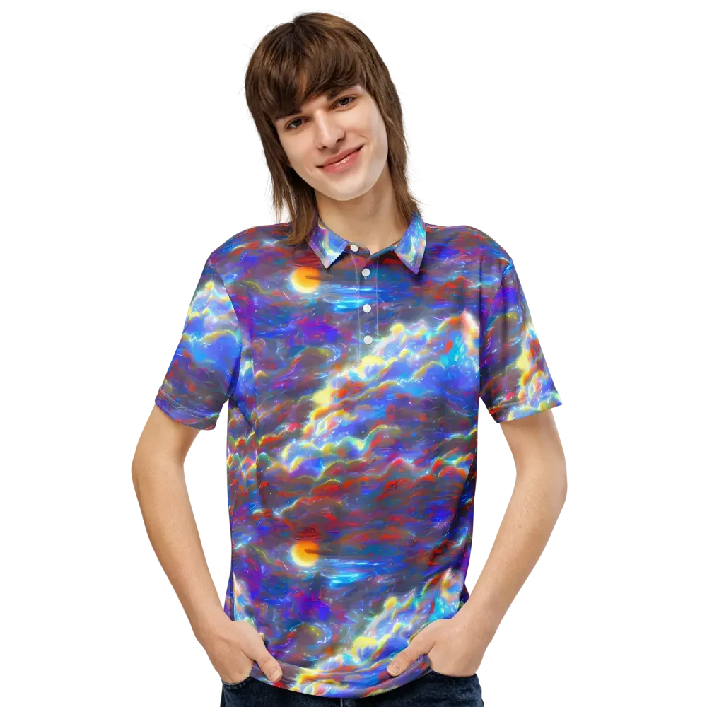 Orion Ripple on Men's Slim Fit Polo Shirt — Front