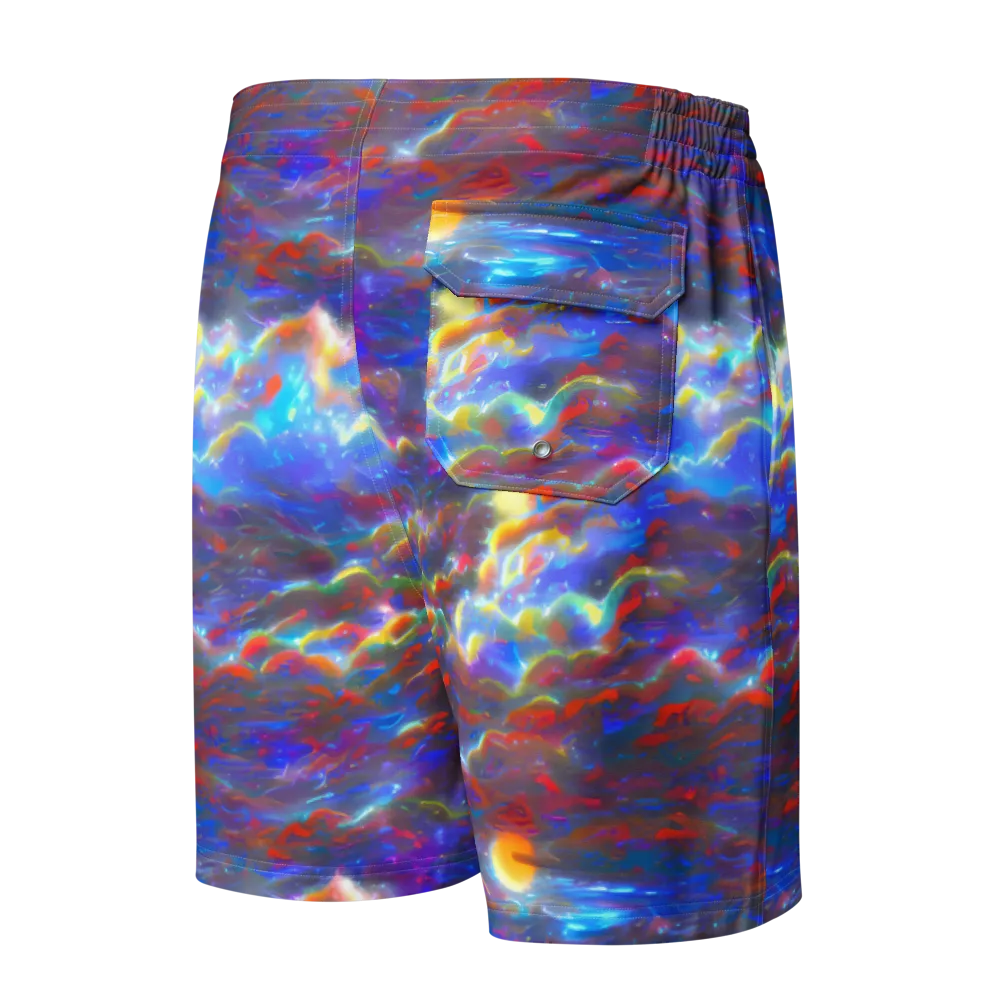 Orion Ripple on Men's Board Shorts — Back