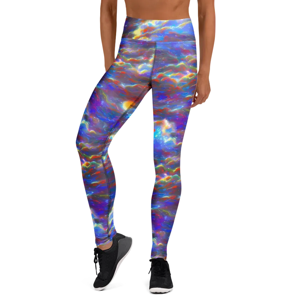 Orion Ripple on Yoga Leggings — Front
