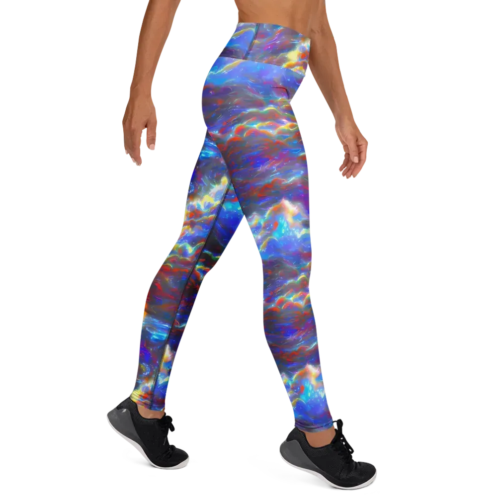 Orion Ripple on Yoga Leggings — Right