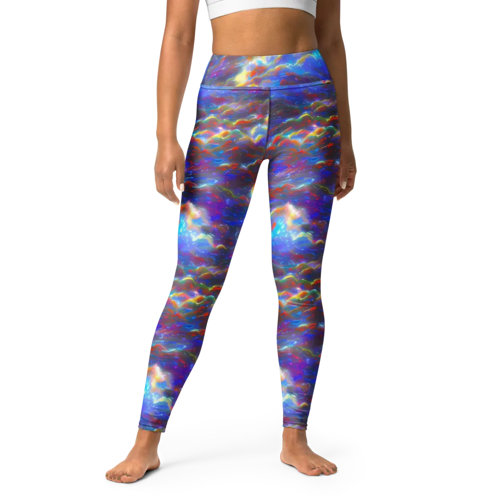 Orion Ripple on Yoga Leggings — Front