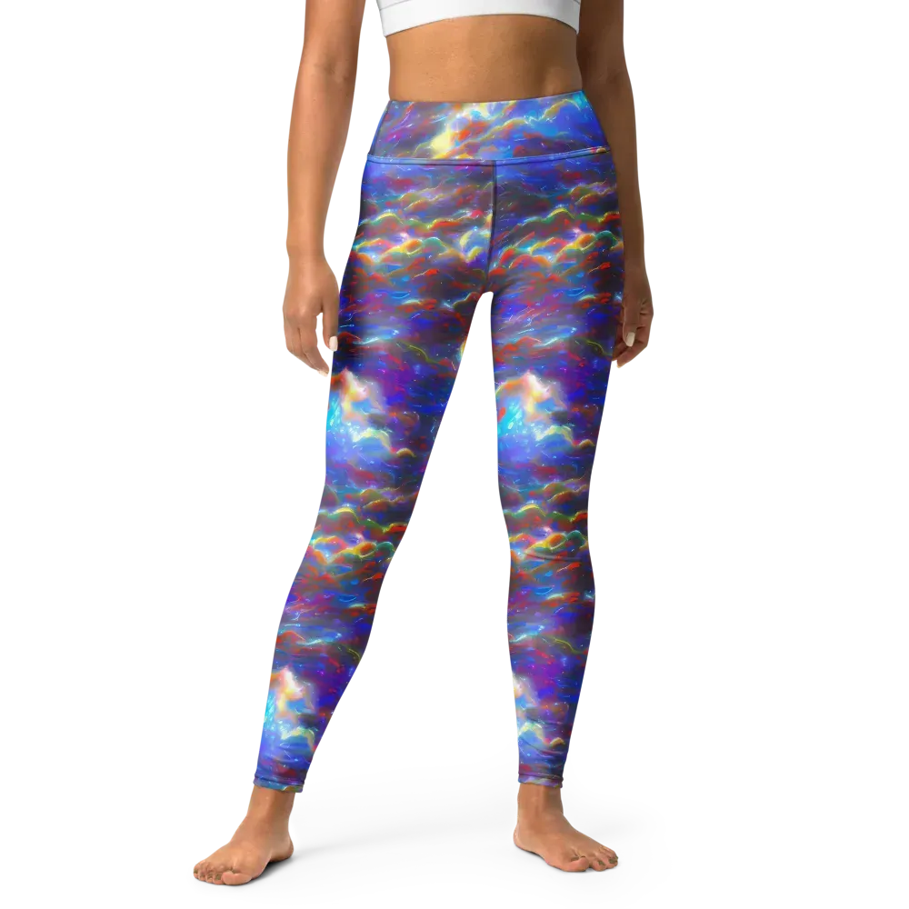 Orion Ripple on Yoga Leggings — Front