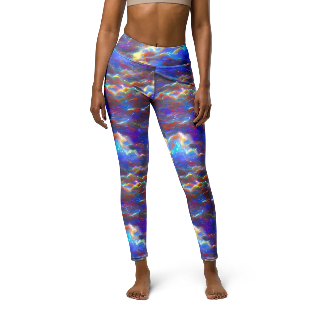 Orion Ripple on Yoga Leggings — Front
