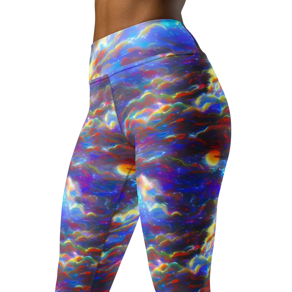 Orion Ripple on Yoga Leggings — Left Front