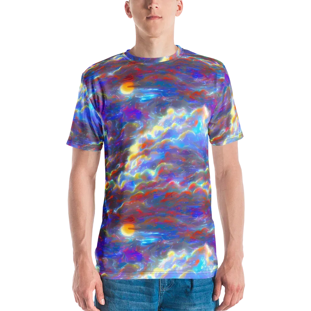 Orion Ripple on Men's Crew Neck T-Shirt — Front