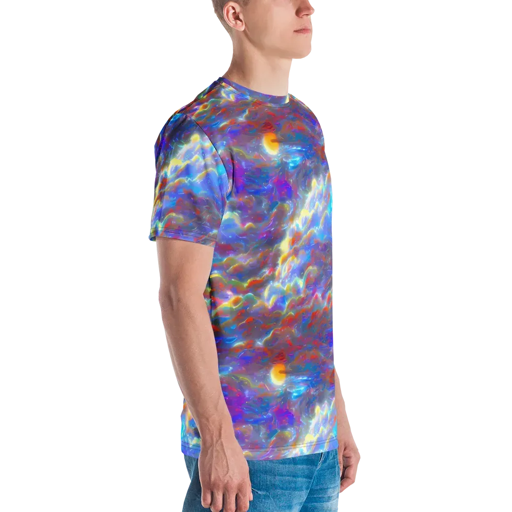 Orion Ripple on Men's Crew Neck T-Shirt — Right