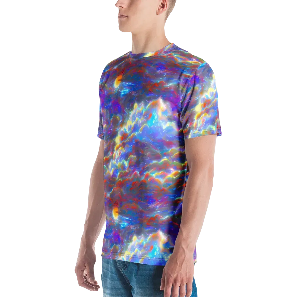 Orion Ripple on Men's Crew Neck T-Shirt — Left
