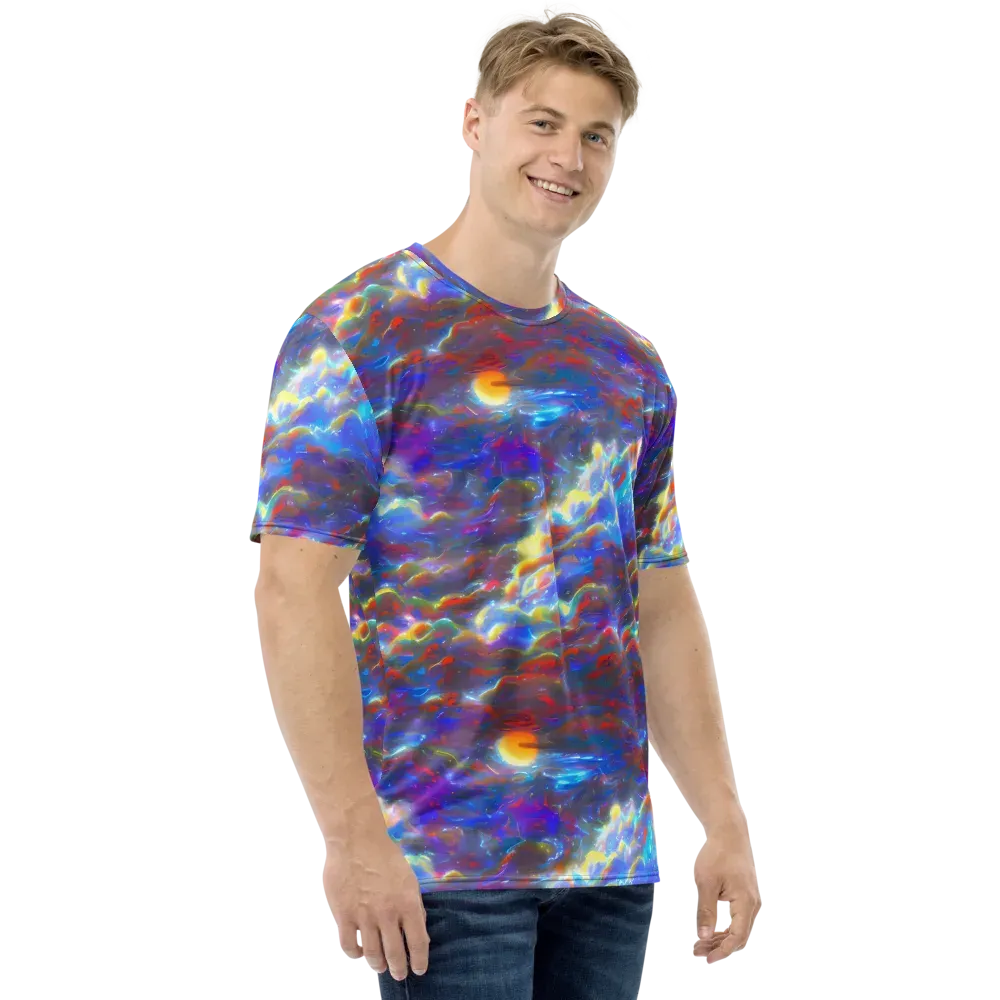 Orion Ripple on Men's Crew Neck T-Shirt — Right