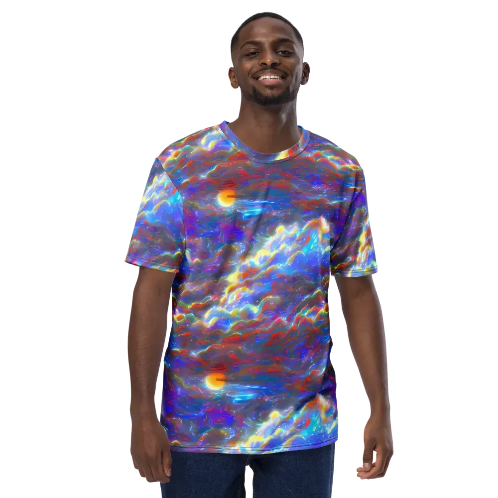 Orion Ripple on Men's Crew Neck T-Shirt — Front
