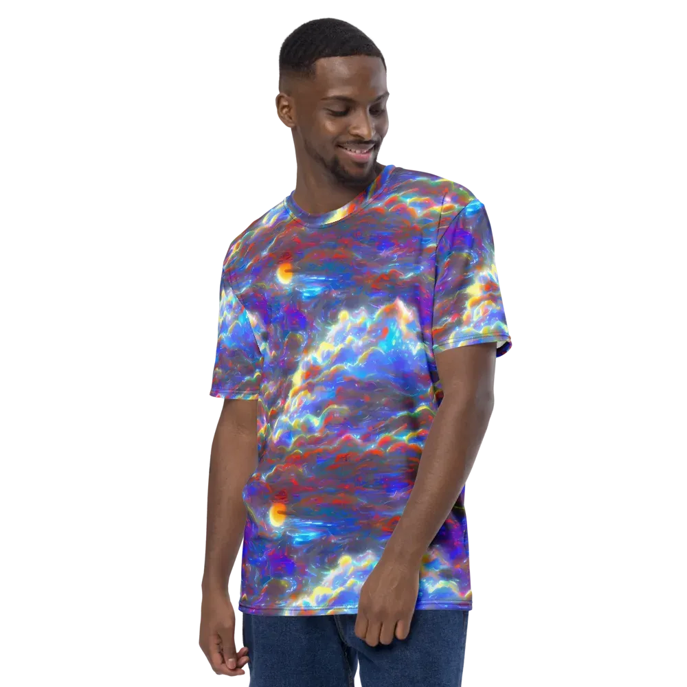 Orion Ripple on Men's Crew Neck T-Shirt — Left