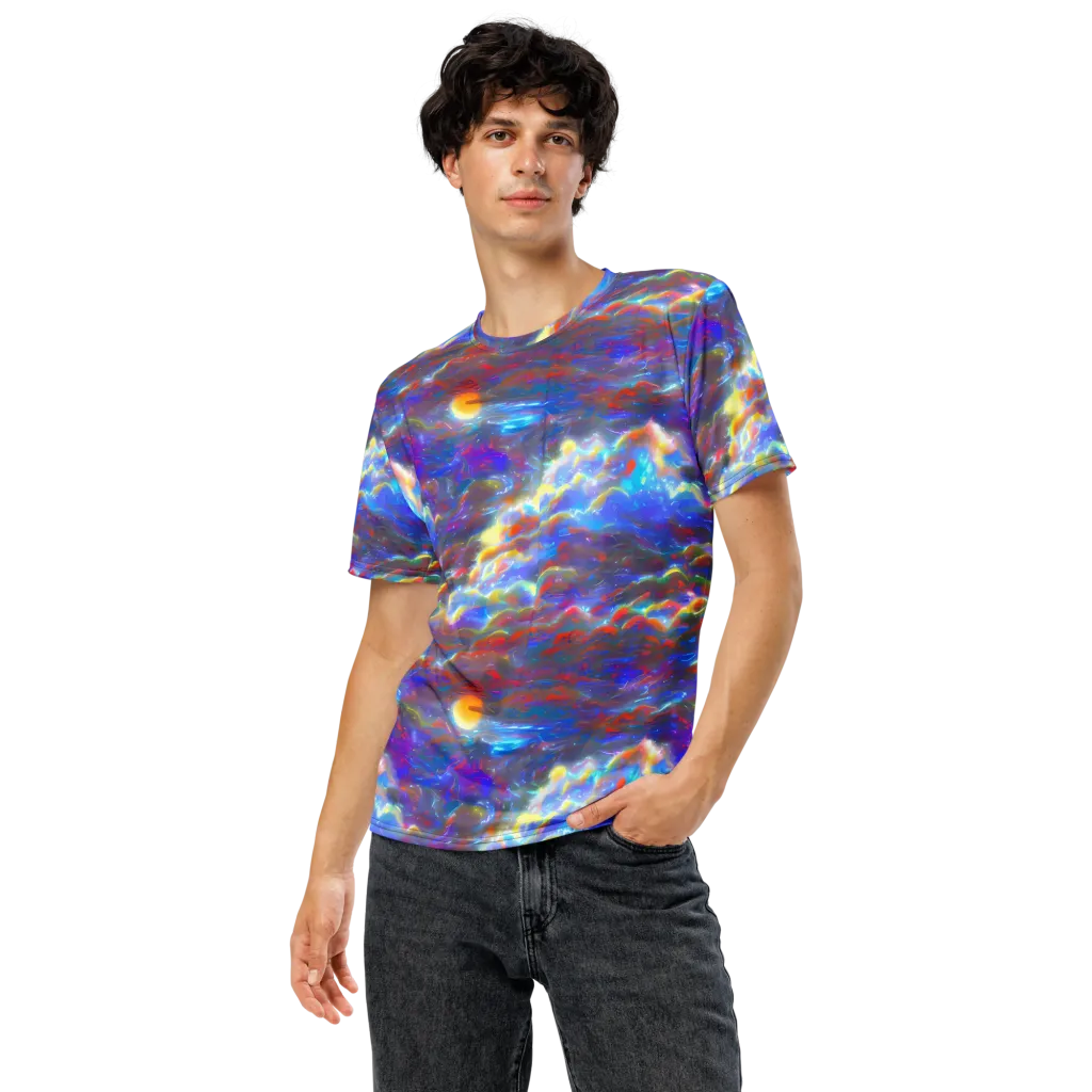 Orion Ripple on Men's Crew Neck T-Shirt — Front