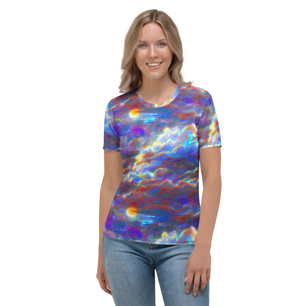 Orion Ripple on Women's Crew Neck T-Shirt — Front