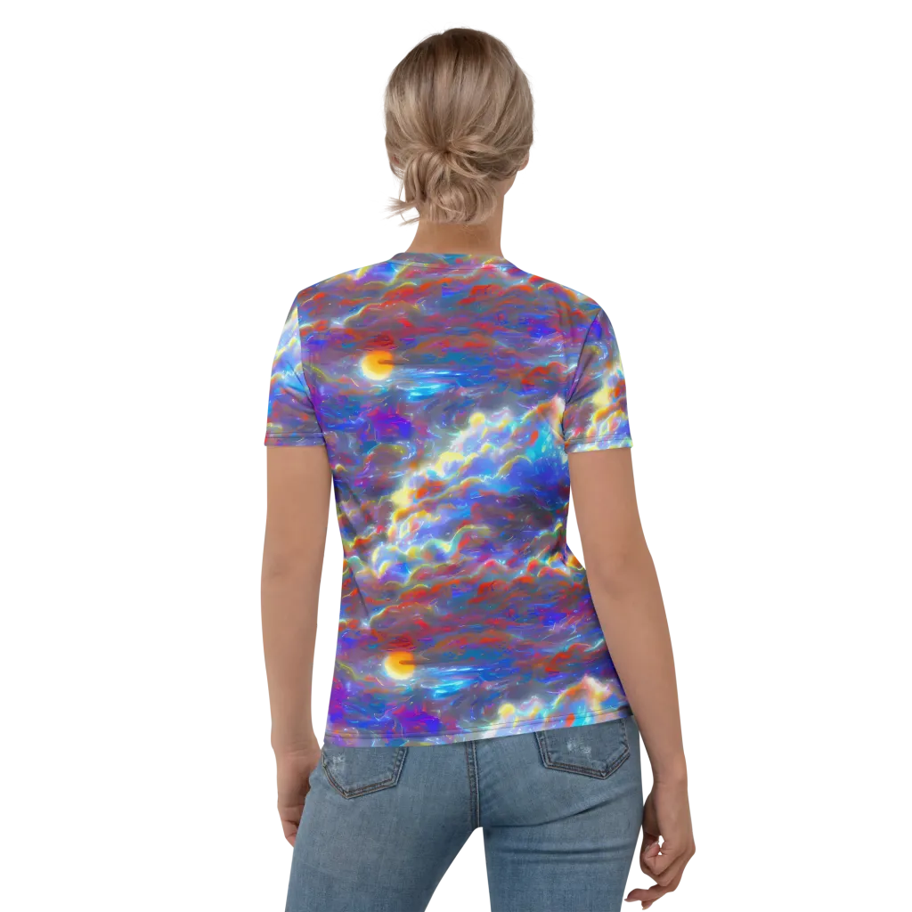 Orion Ripple on Women's Crew Neck T-Shirt — Back