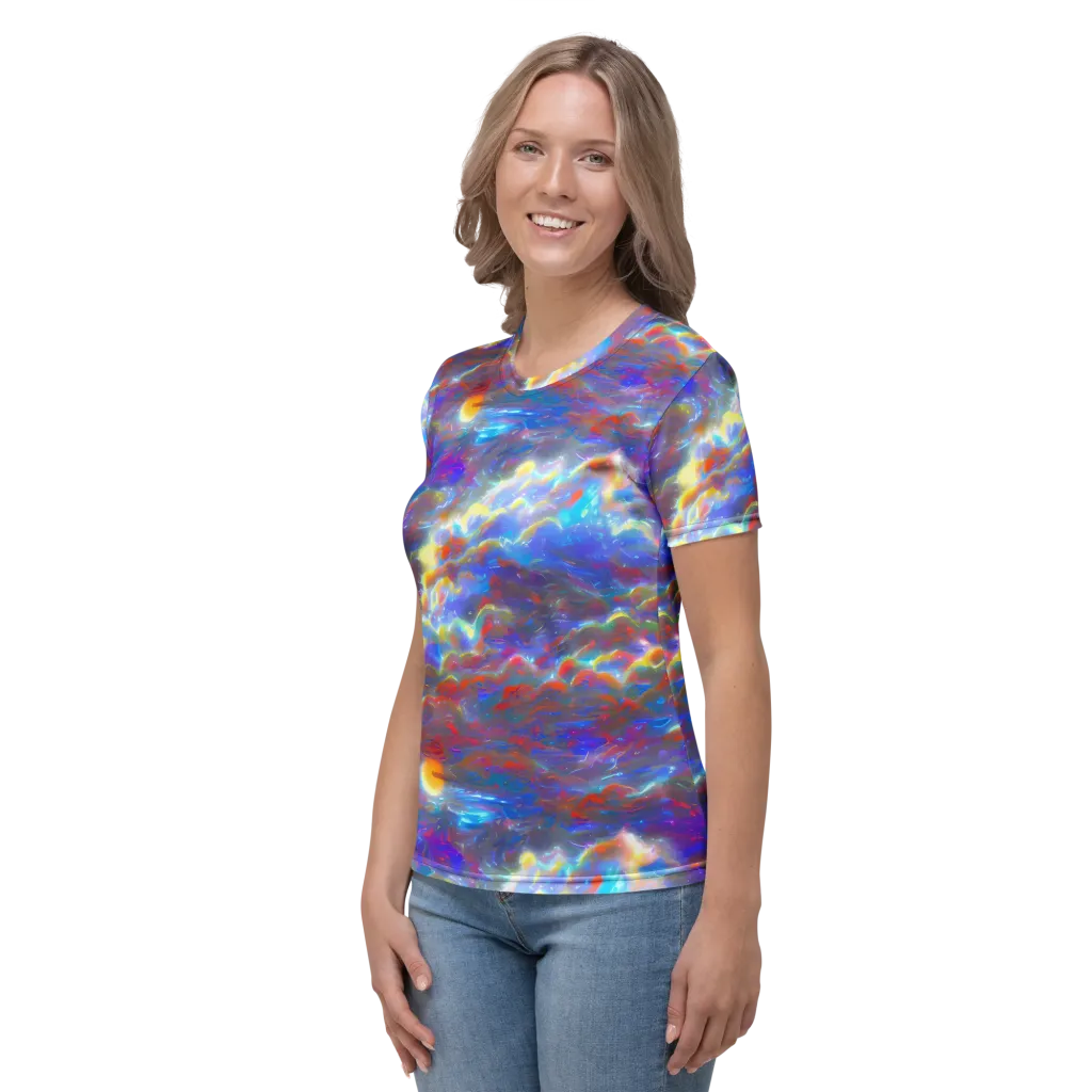 Orion Ripple on Women's Crew Neck T-Shirt — Left