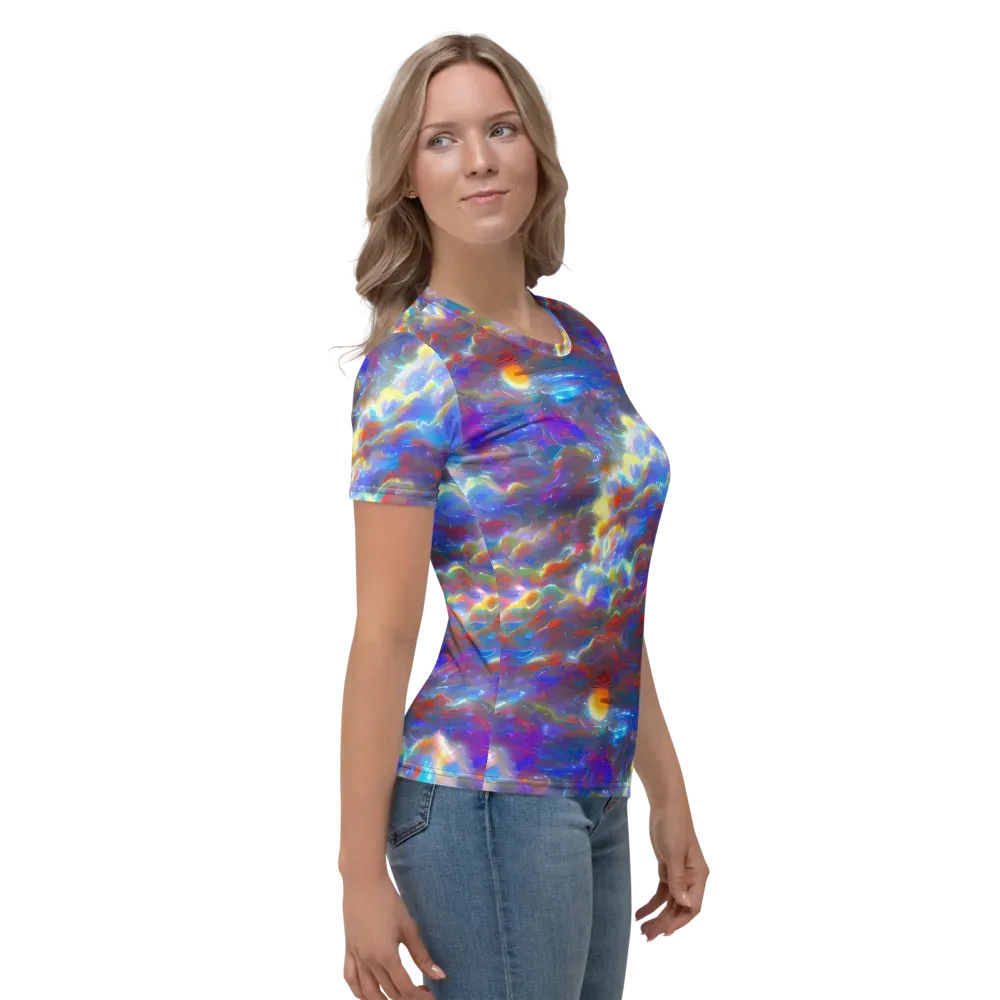 Orion Ripple on Women's Crew Neck T-Shirt — Right