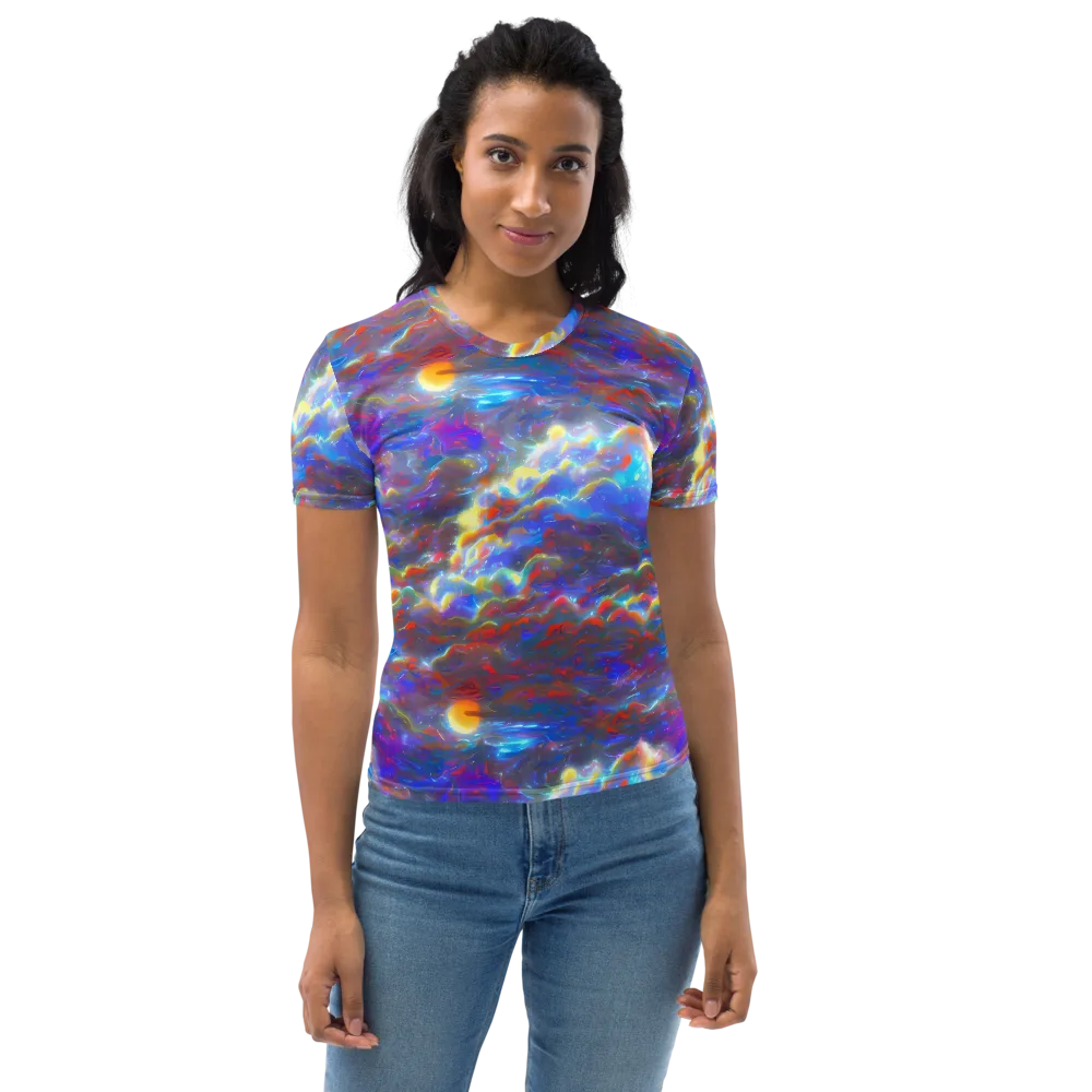 Orion Ripple on Women's Crew Neck T-Shirt — Front