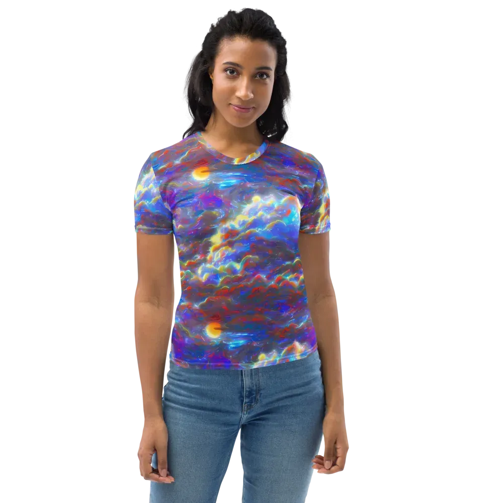 Orion Ripple on Women's Crew Neck T-Shirt — Front
