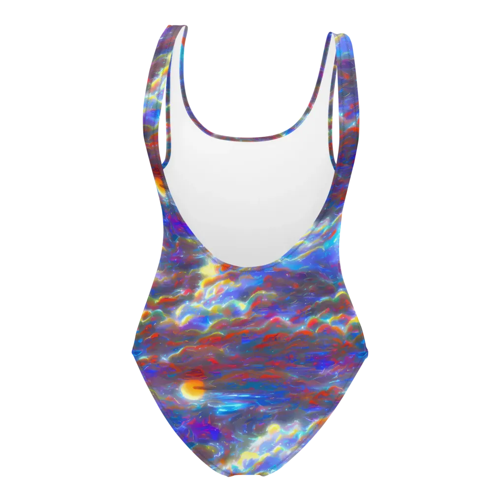 Orion Ripple on One-Piece Swimsuit — Back