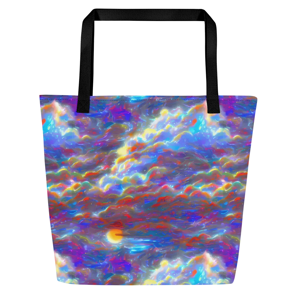 Orion Ripple on Large Tote Bag W/ Pocket — Front