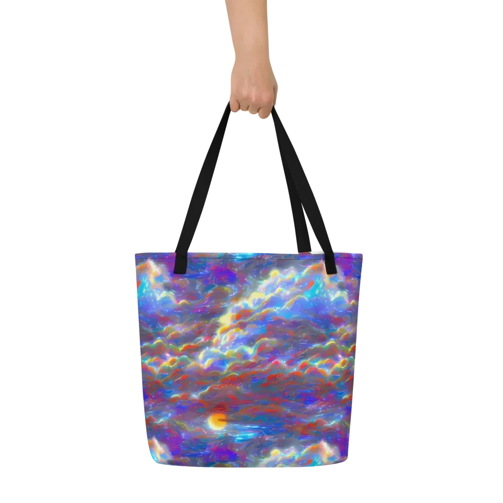 Orion Ripple on Large Tote Bag W/ Pocket — Front