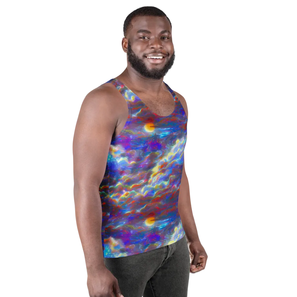 Orion Ripple on Men's Tank Top — Right Front