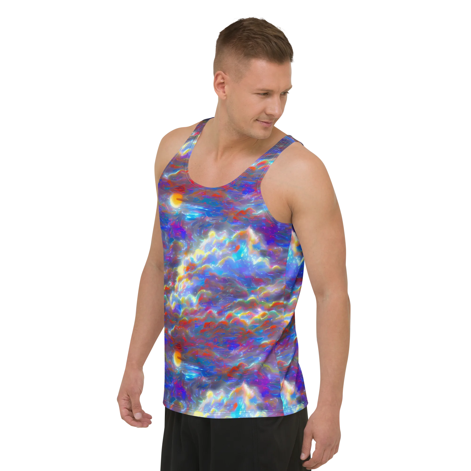Orion Ripple on Men's Tank Top — Left Front