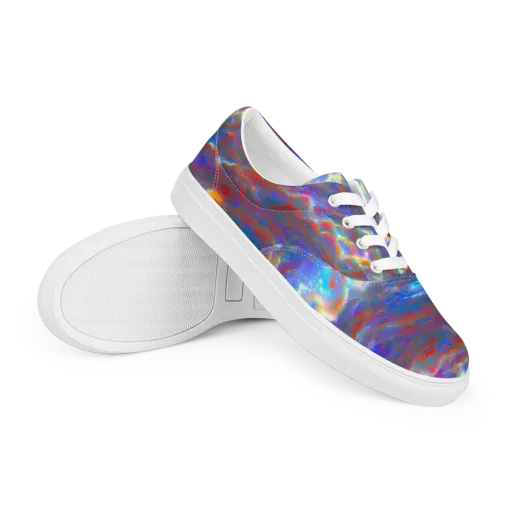 Orion Ripple on a Men's Lace-Up Canvas Shoes