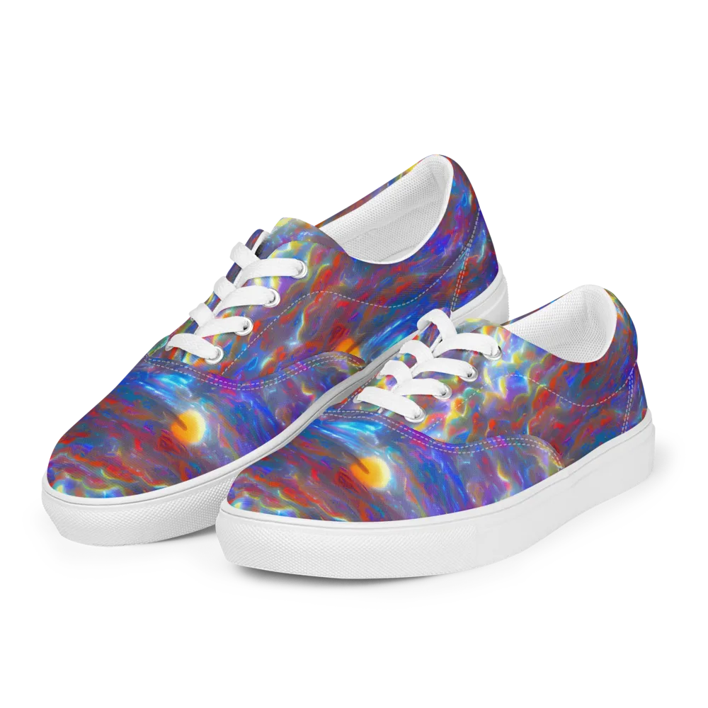 Orion Ripple on Men's Lace-Up Canvas Shoes — Left Front