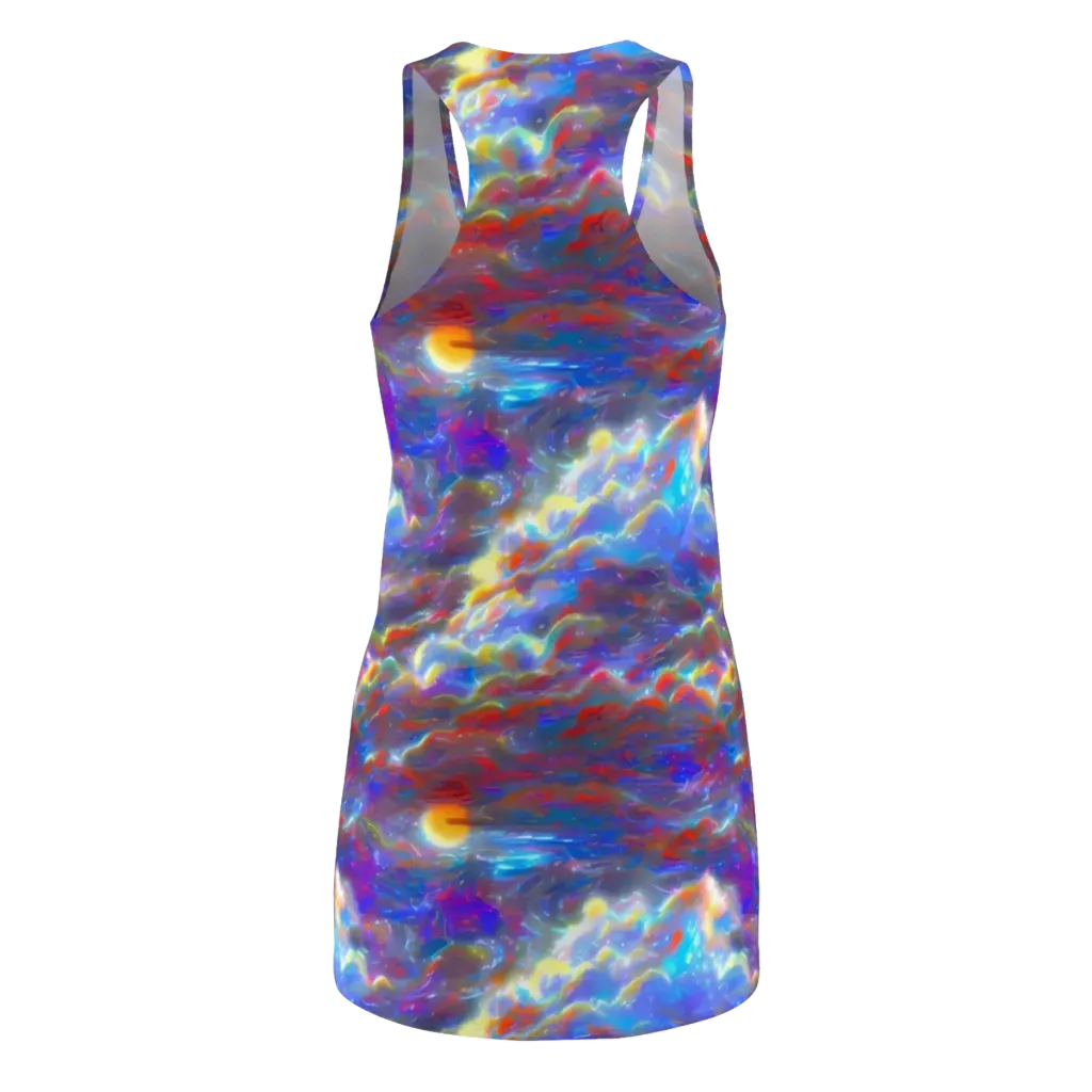 Orion Ripple on Racerback Dress — Back