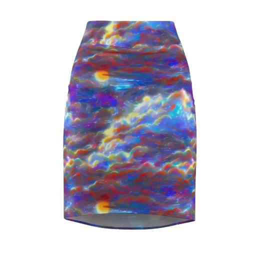 Orion Ripple on a Pencil Skirt