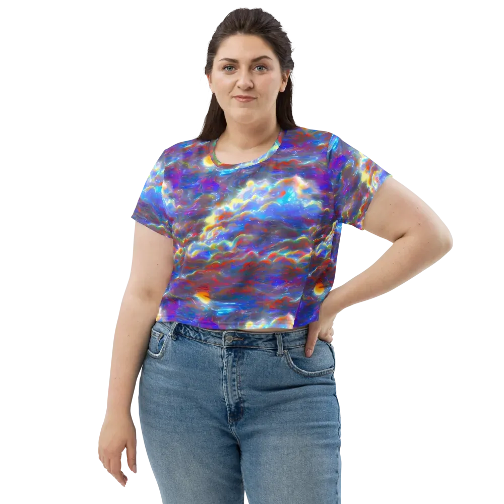 Orion Ripple on Crop Tee — Front