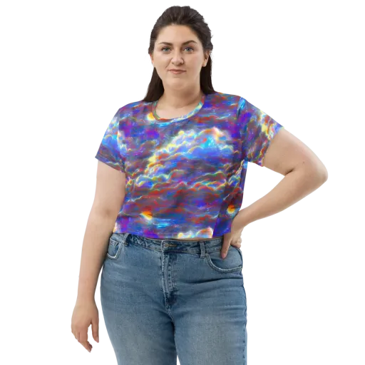 Orion Ripple on a Crop Tee