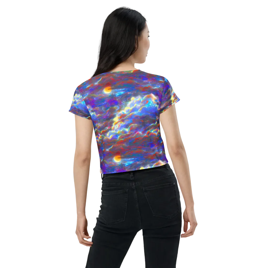 Orion Ripple on Crop Tee — Back