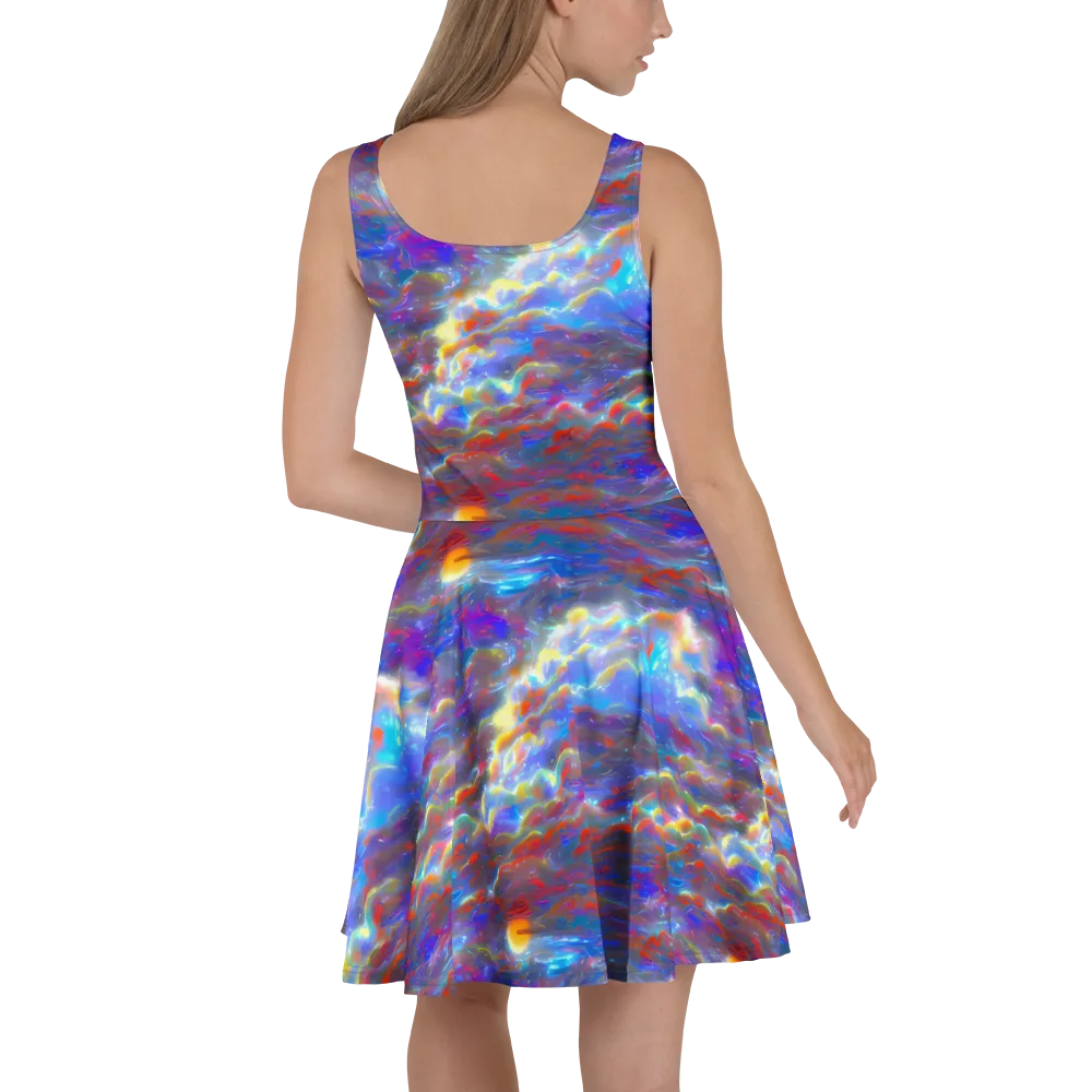 Orion Ripple on Skater Dress — Back