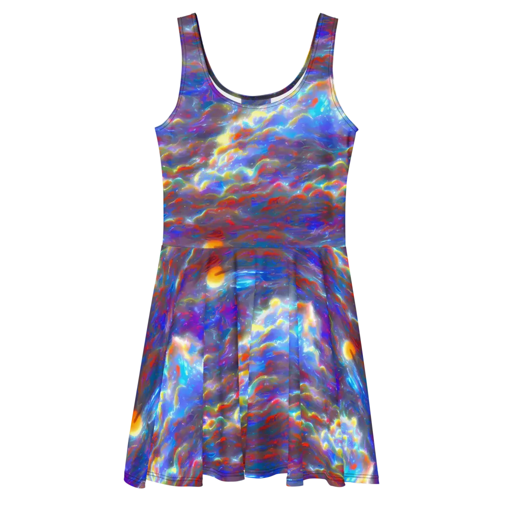 Orion Ripple on Skater Dress — Front
