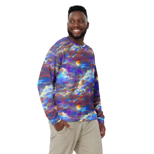 Orion Ripple on a Sweatshirt