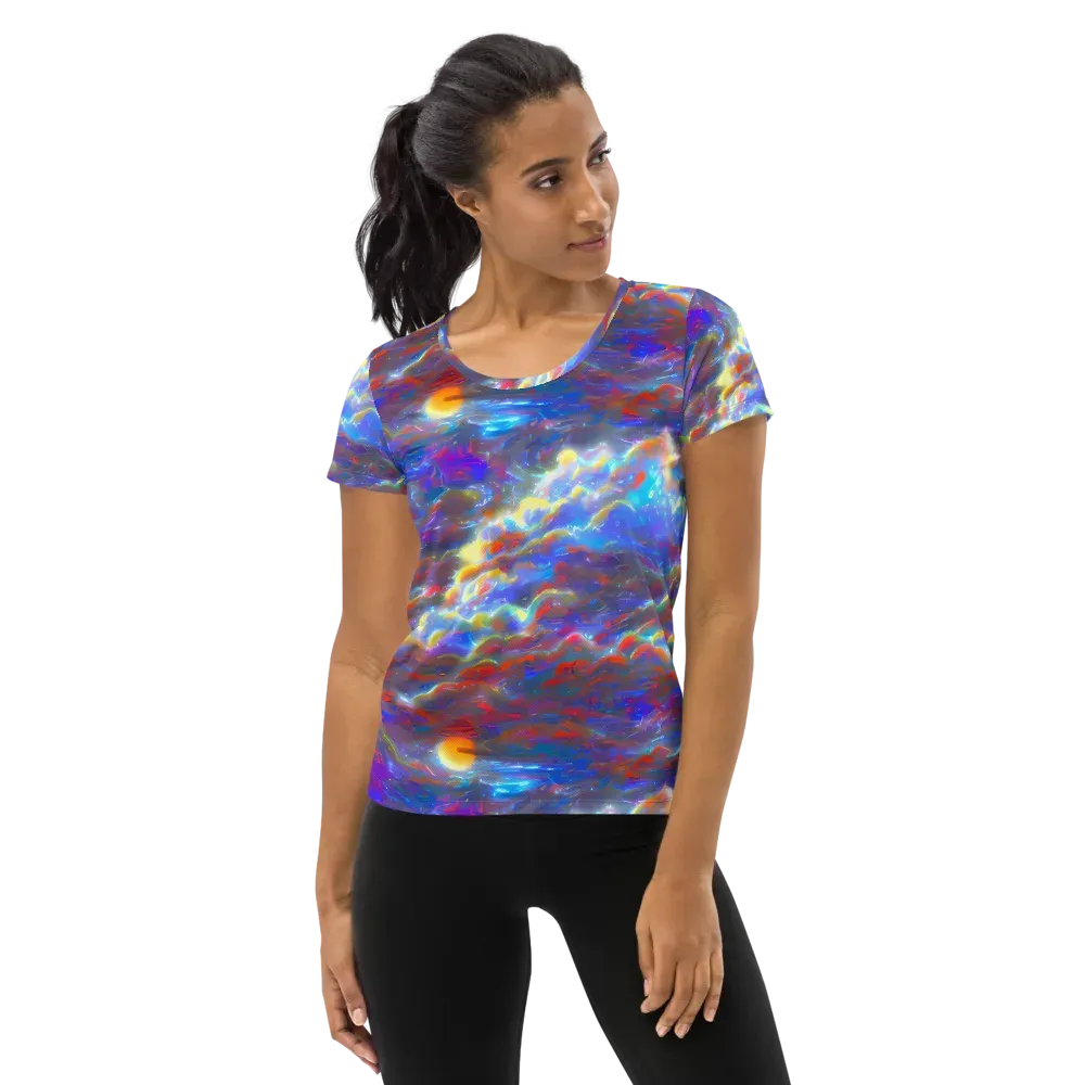 Orion Ripple on Women's Athletic T-Shirt — Front