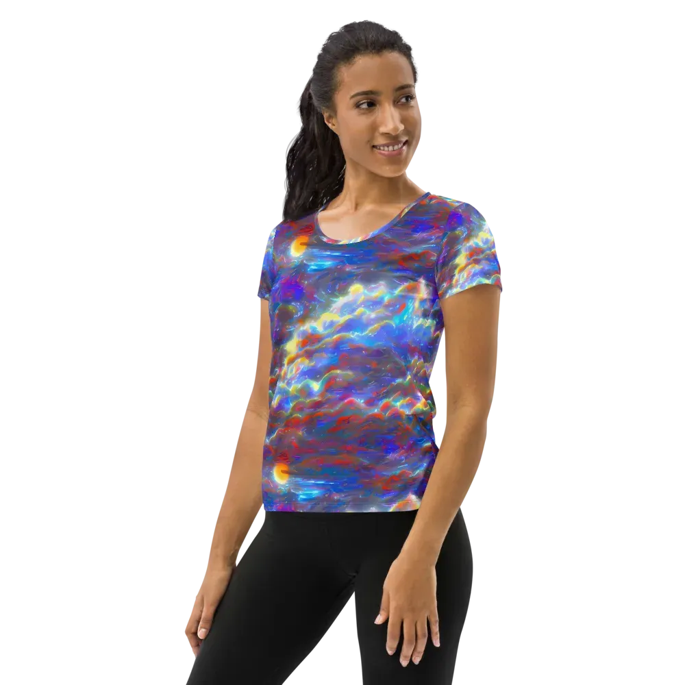 Orion Ripple on Women's Athletic T-Shirt — Left