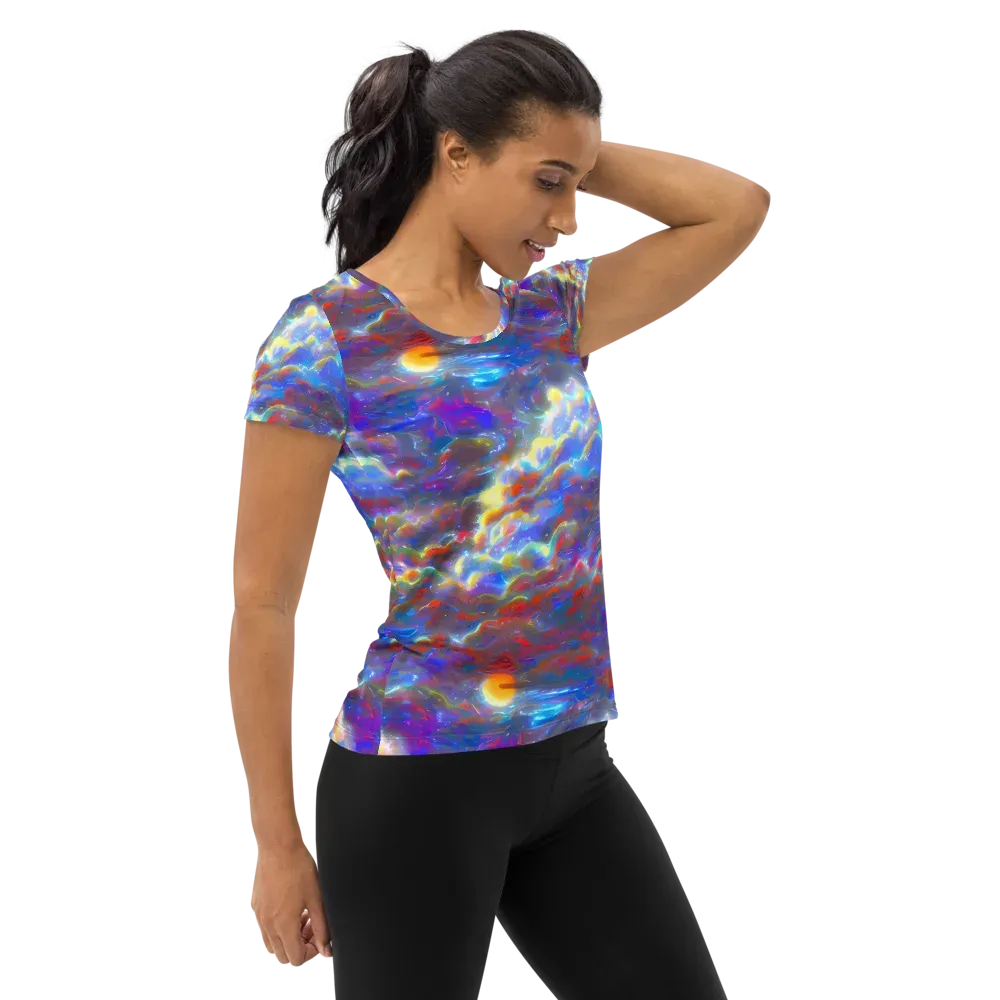 Orion Ripple on Women's Athletic T-Shirt — Right
