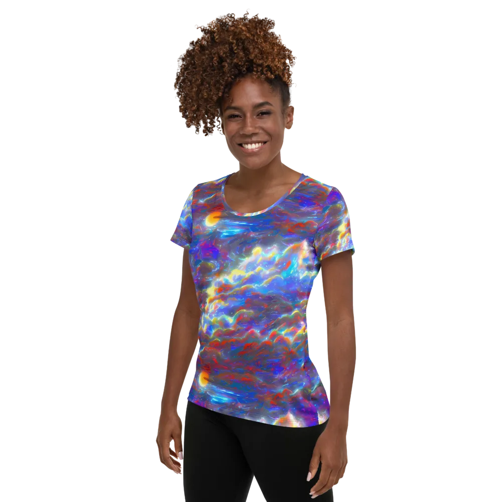 Orion Ripple on Women's Athletic T-Shirt — Left