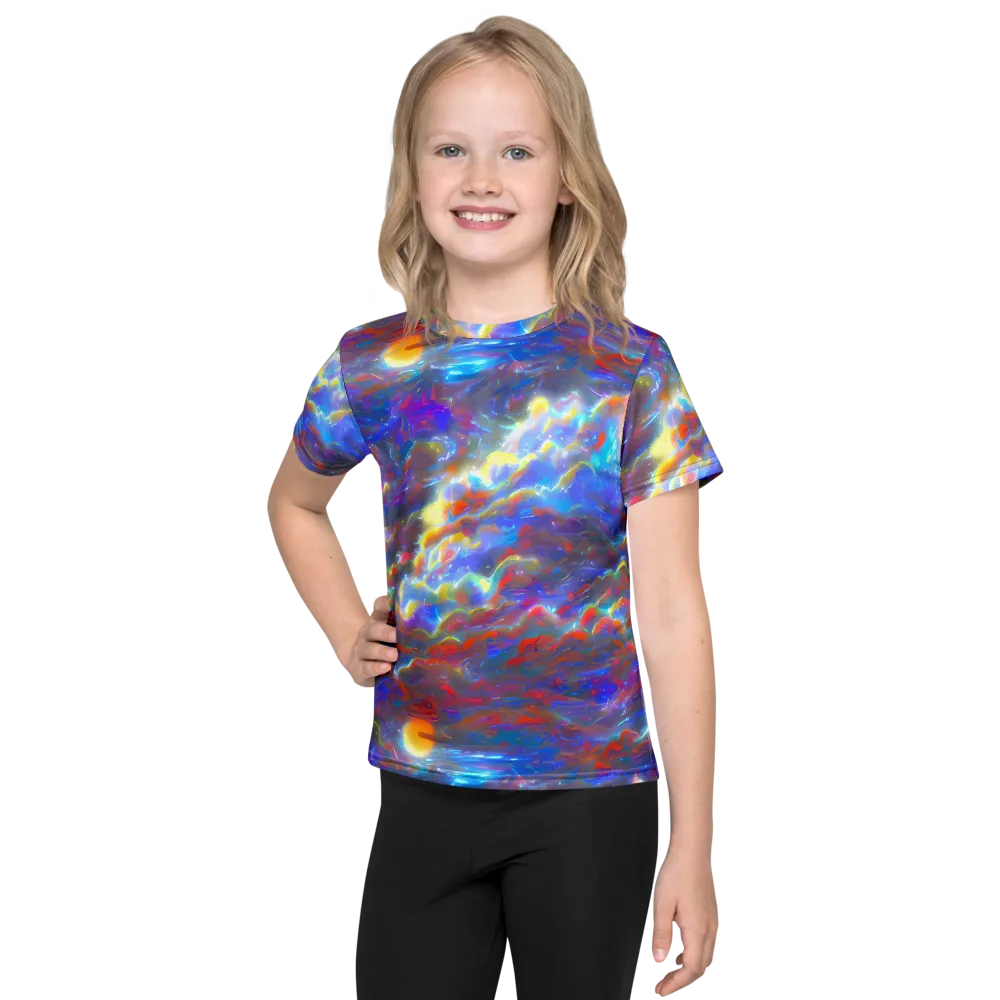Orion Ripple on Kids Crew Neck T-Shirt — Front
