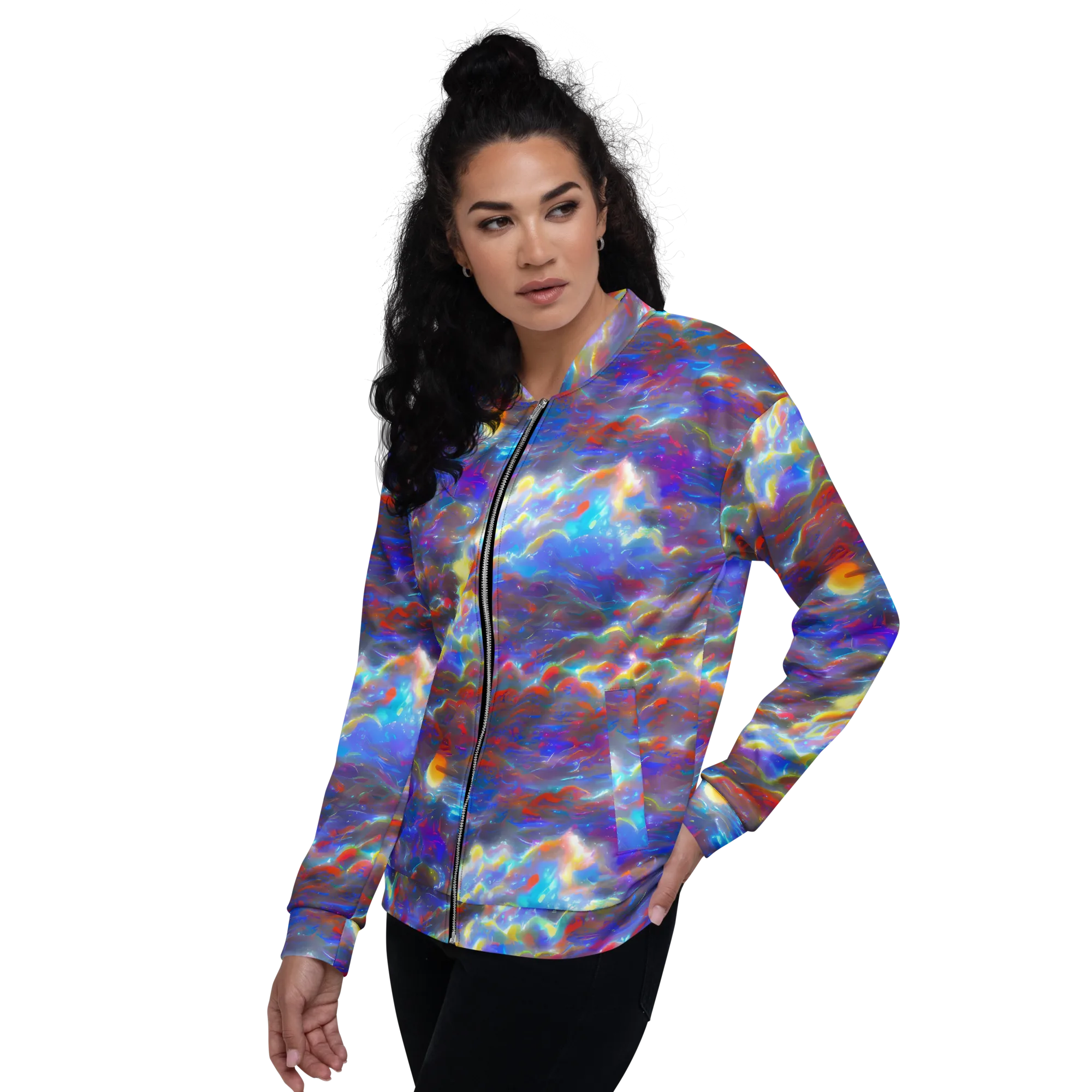 Orion Ripple on Bomber Jacket — Left