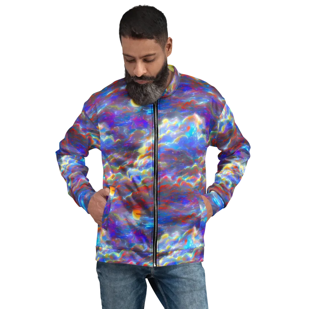 Orion Ripple on Bomber Jacket — Front