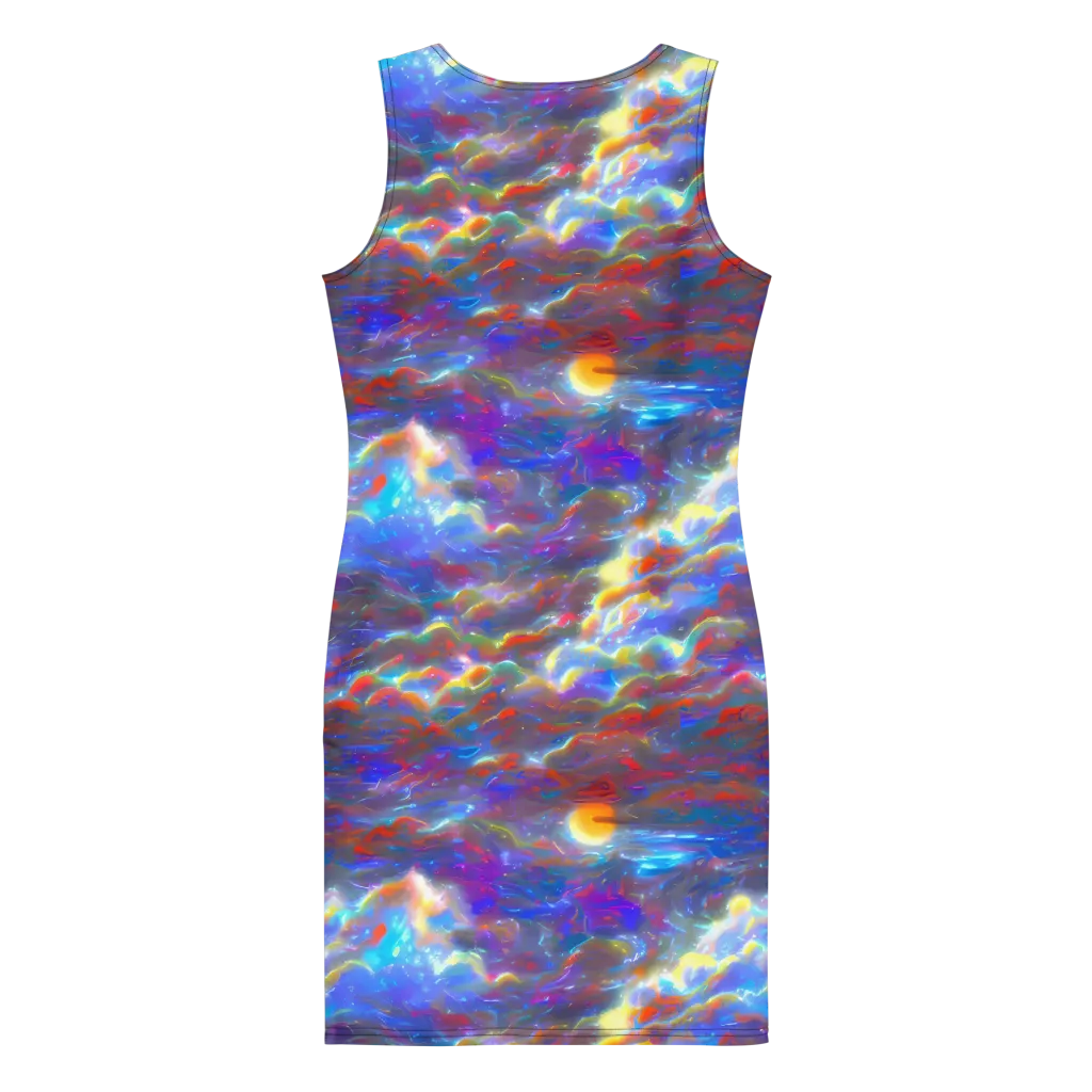 Orion Ripple on Bodycon Dress — Back