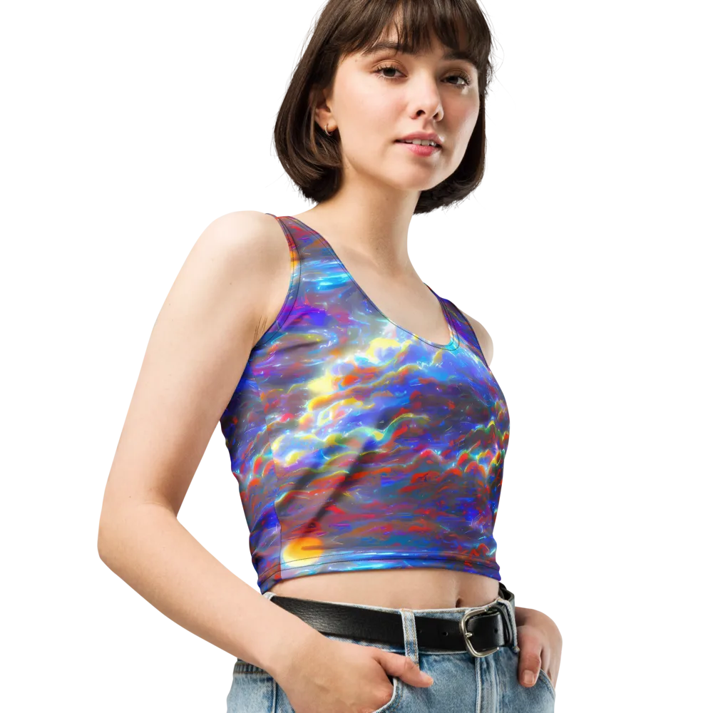 Orion Ripple on Crop Top — Right Front