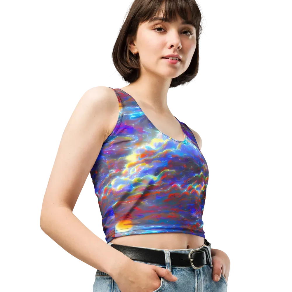 Orion Ripple on Crop Top — Right Front