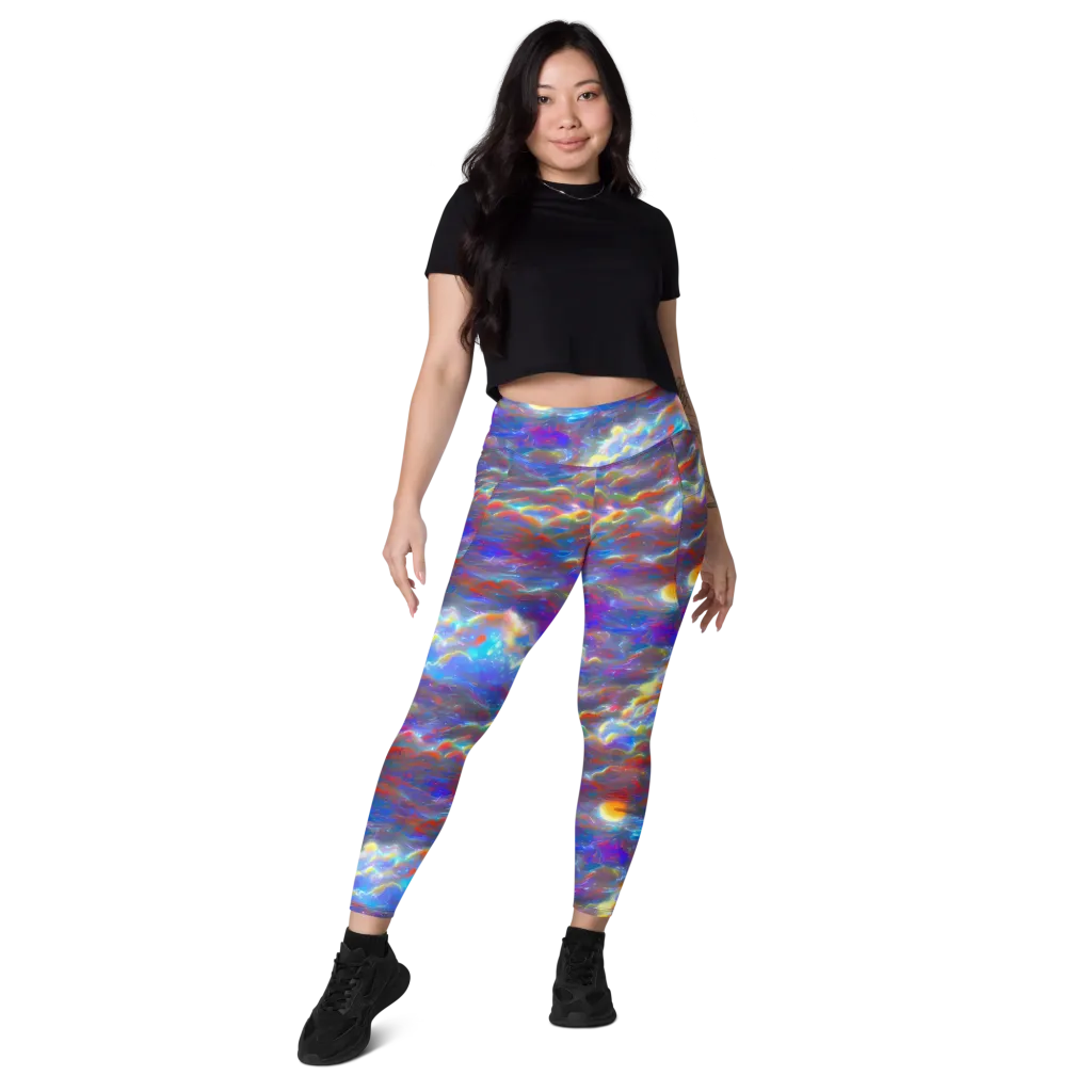 Orion Ripple on Leggings with Pockets — Front