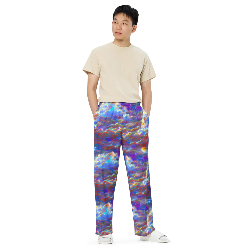 Orion Ripple on Wide-Leg Pants — Front